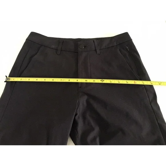 Lululemon | Women's Black Belt Looped Side Pocket Trouser Pants Size 28 - Picture 8 of 12